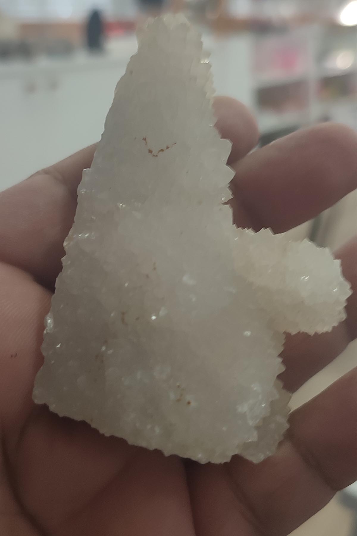 Kuvars Taşı Doğaltaş Ham İşlenmemiş Dekoratif Kütle 131 gr - Görsel 3