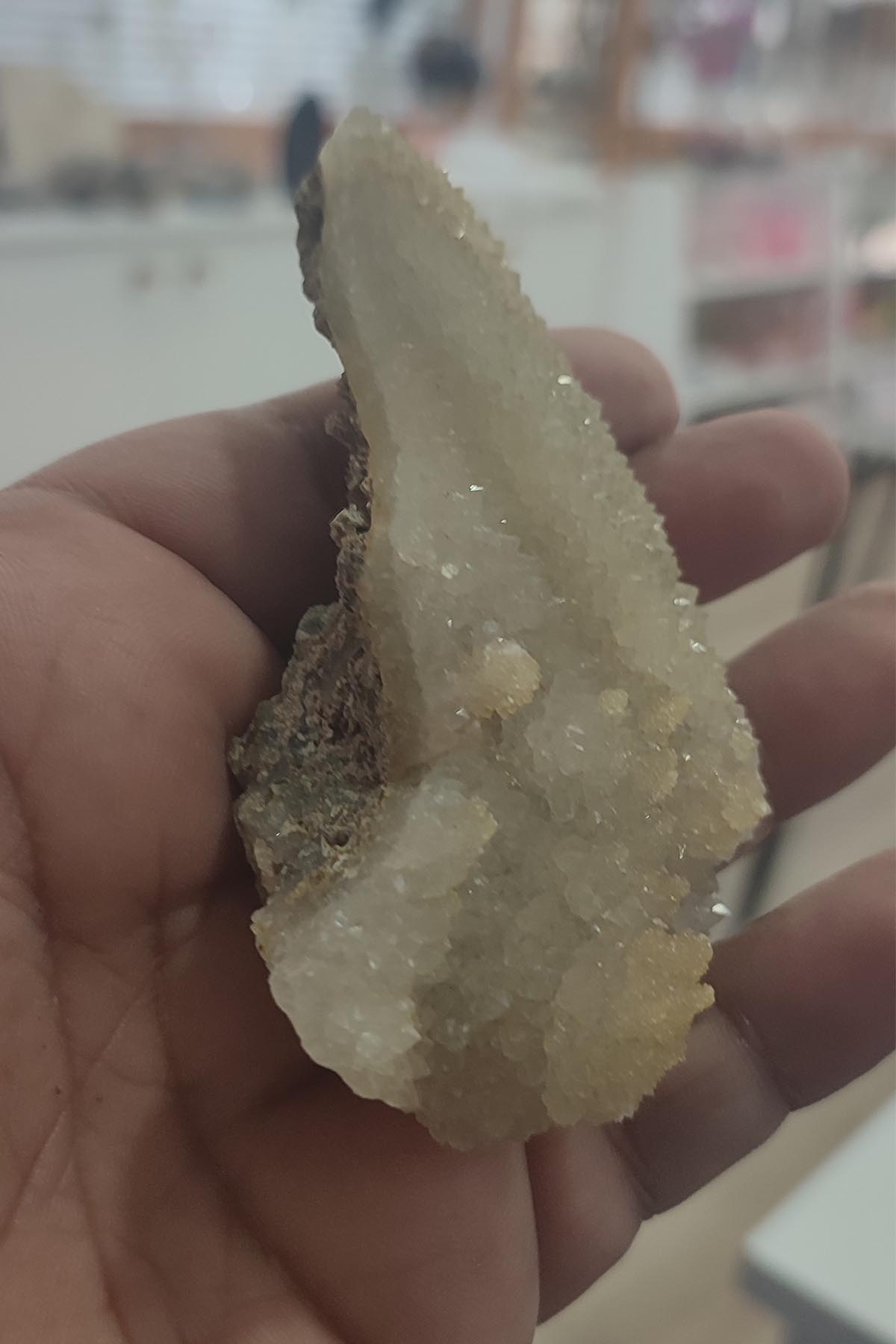 Kuvars Taşı Doğaltaş Ham İşlenmemiş Dekoratif Kütle 140 gr