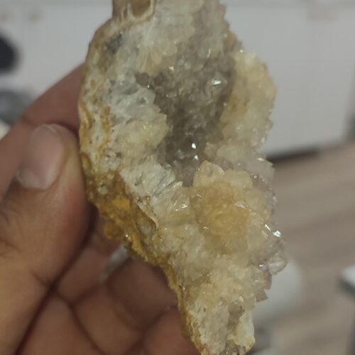 Kuvars Taşı Doğaltaş Ham İşlenmemiş  Dekoratif Kütle 152 gr