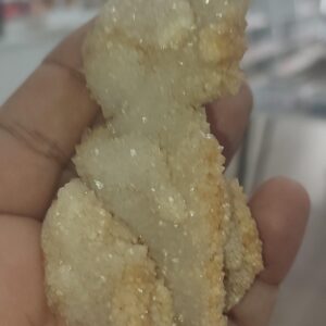 Kuvars Taşı Doğaltaş Ham İşlenmemiş  Dekoratif Kütle 163 gr