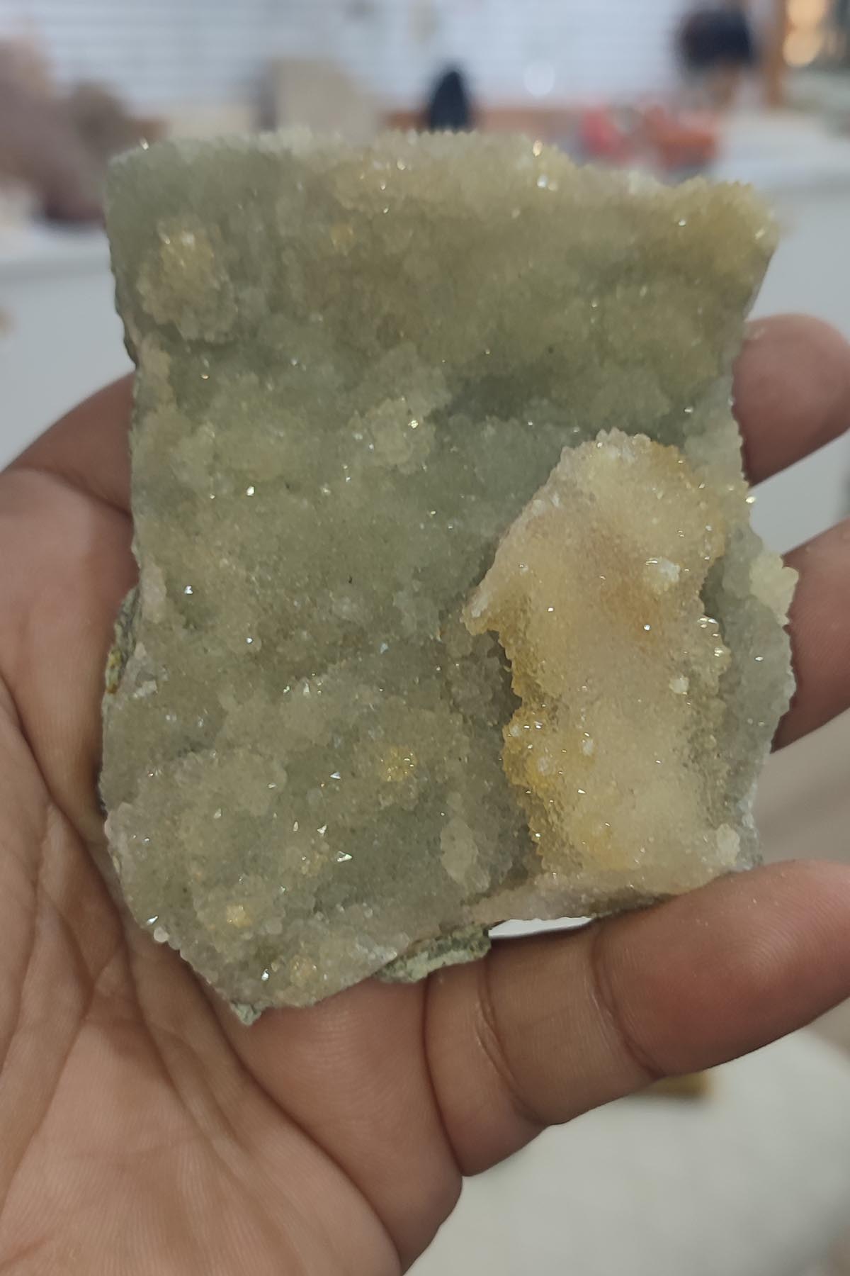 Kuvars Taşı Doğaltaş Ham İşlenmemiş Dekoratif Kütle 173 Gr - Görsel 3