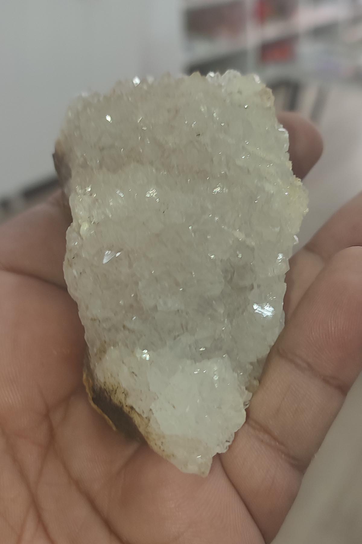 Kuvars Taşı Doğaltaş Ham İşlenmemiş Dekoratif Kütle 225 gr - Görsel 3