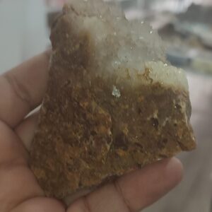 Kuvars Taşı Doğaltaş Ham İşlenmemiş  Dekoratif Kütle 277 gr