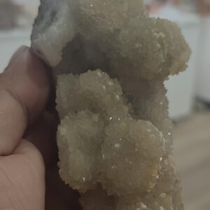 Kuvars Taşı Doğaltaş Ham İşlenmemiş  Dekoratif Kütle 309 gr