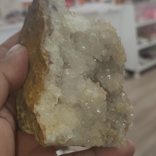 Kuvars Taşı  Doğaltaş Ham İşlenmemiş  Dekoratif Kütle 532 gr