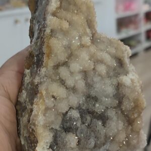 Kuvars Taşı Doğaltaş Ham İşlenmemiş  Dekoratif Kütle 699 gr