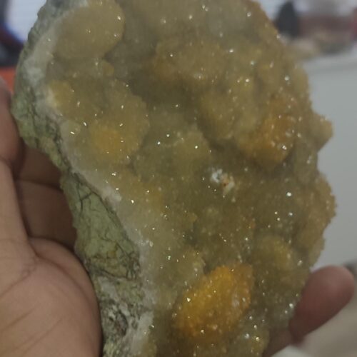 Kuvars Taşı Doğaltaş Ham İşlenmemiş  Dekoratif Kütle 885gr