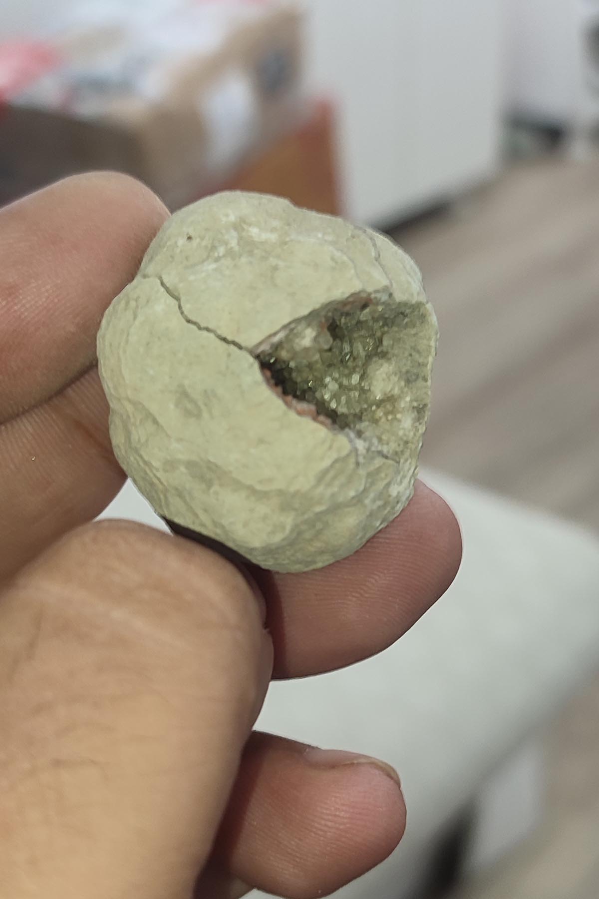 Selestin Taşı Jeot Ham Doğaltaş Dekoratif Kütle 26 gr - Görsel 3