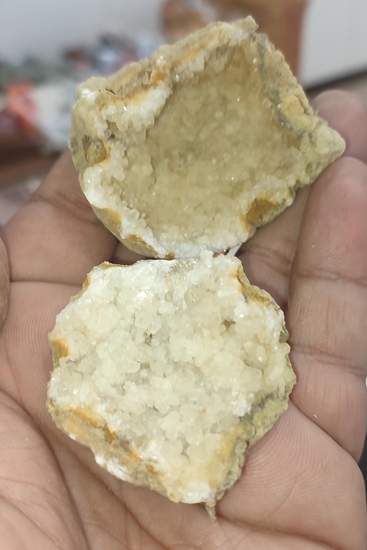 Selestin Taşı Jeot Ham Doğaltaş Dekoratif Kütle 83 gr