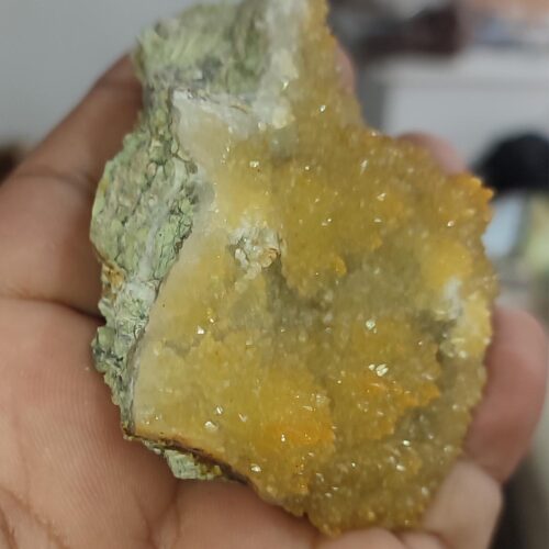 Sitrin Taşı Doğaltaş Ham İşlenmemiş  Dekoratif Kütle 170 gr