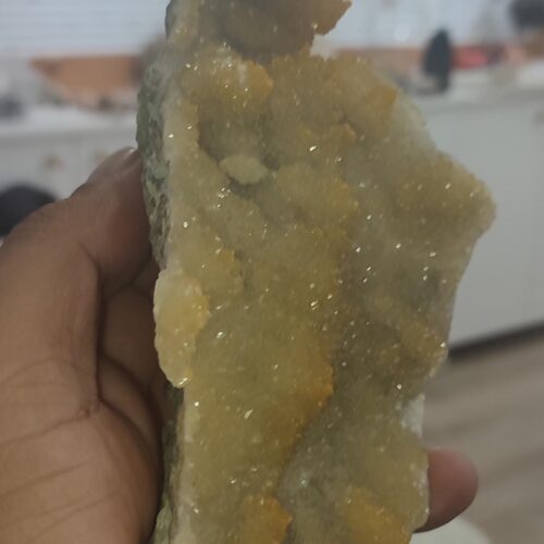 Sitrin Taşı Doğaltaş Ham İşlenmemiş  Dekoratif Kütle 473 gr