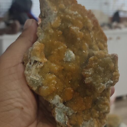 Sitrin Taşı Doğaltaş Ham İşlenmemiş  Dekoratif Kütle 749 gr