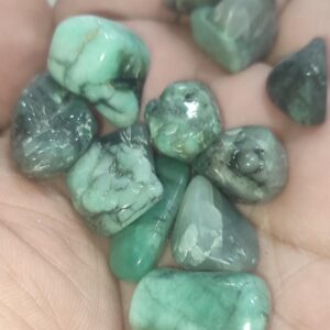 Zümrüt Taşı Ham Tambur Parça 1 Adet