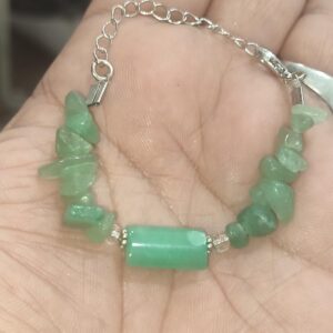 Aventurin Taşı Tarz Natural Ayarlanabilir Doğaltaş Bileklik