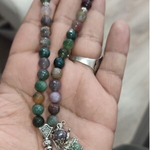 Hint Akiği Faset Kesim 8 mm Natural Doğaltaş Tesbih