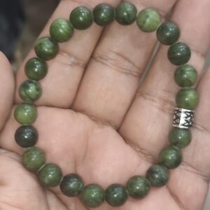 Yeşil Jasper Taşı Natural 8 mm Doğaltaş Bileklik