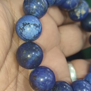 Lapis Taşı 18 mm Natural Doğaltaş Bileklik