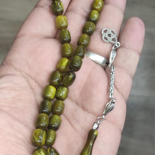 Kapsül Kesim Toprak Rengi Iran Bağası Toz Kehribar Tesbih