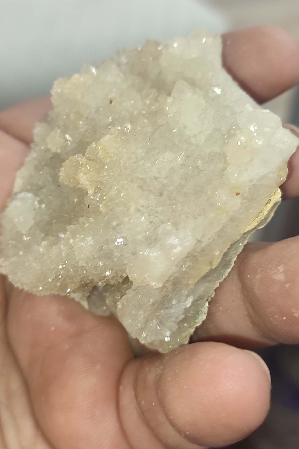 Kuvars Taşı Ham Natural Doğaltaş Kütle 114 gr - Görsel 2