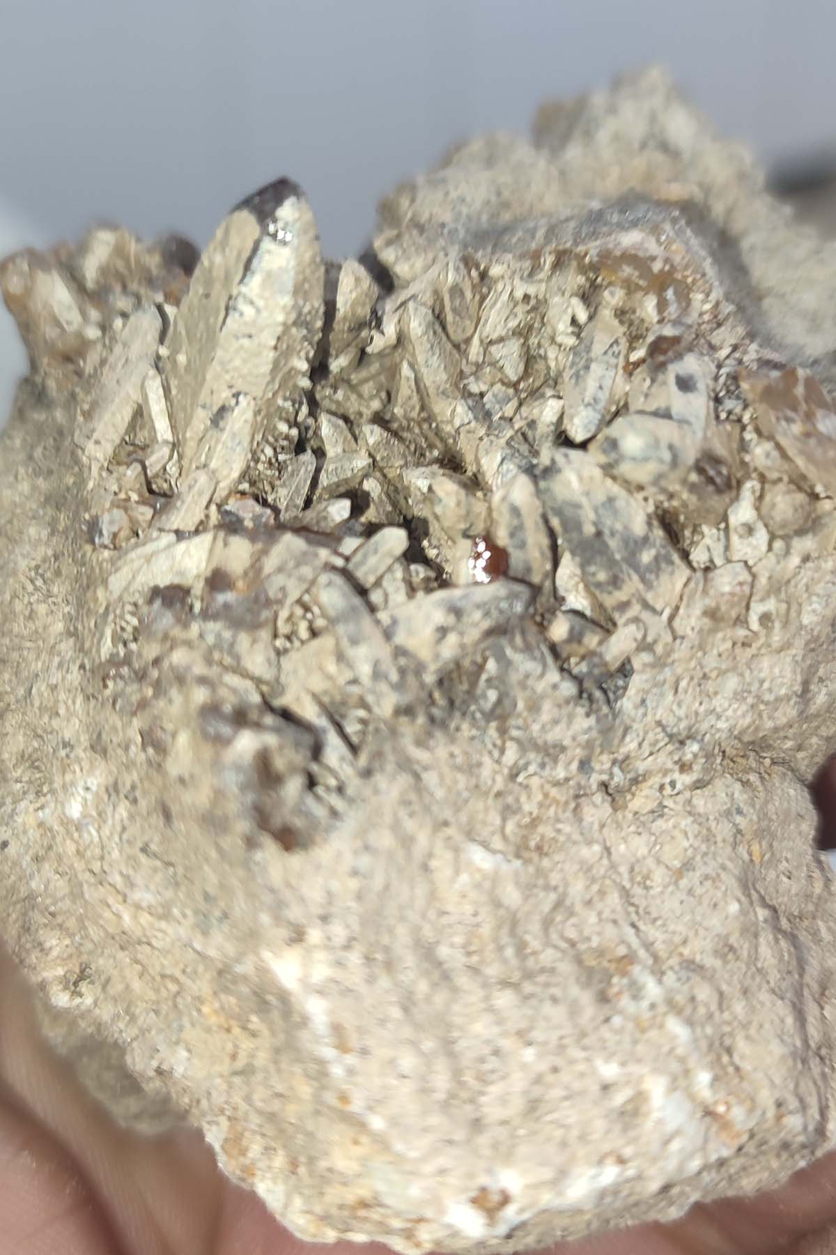 İğne Kuvars Taşı Kayaçlı Ham Natural Doğaltaş Kütle 253 gr - Görsel 3