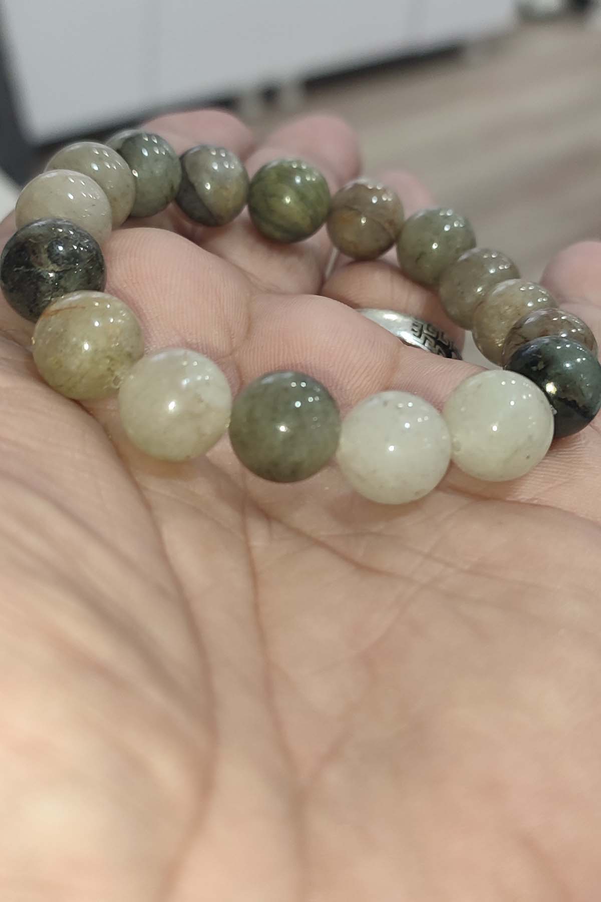 Hint Akik 12 mm Natural Doğaltaş Bileklik - Görsel 2