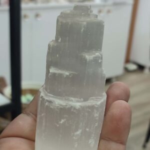 Selenit Taşı Kule Natural Doğaltaş Kule - 10 cm