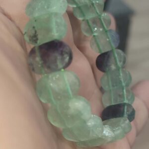 Florit Taşı Rolex Faset Kesim Natural Doğaltaş Bileklik