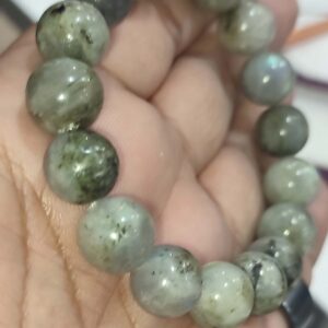 Labradorit Taşı 12 mm Natural Doğaltaş Bileklik