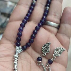 Ametist Taşı 6 mm Natural Doğaltaş Tesbih