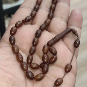 Kuka Arpa Kesim Natural Doğal Ağaç Tesbih
