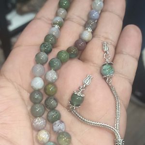 Hint Akik 8 mm Küre Kesim Natural Doğaltaş Tesbih