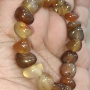 Akik Taşı Tımbıl ( Amorf  ) Kesim Natural Doğaltaş Bileklik