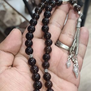 Dumanlı Kuvars 10 mm Natural Doğaltaş Tesbih