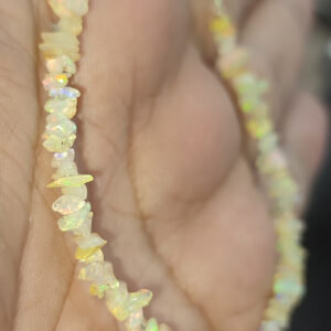Etiyopya Janjanlı Opal 2 mm Gümüş Natural Doğaltaş Bileklik
