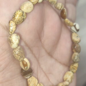 Odun Jasper Taşı Tımbıl Kesim Natural Doğaltaş Bileklik