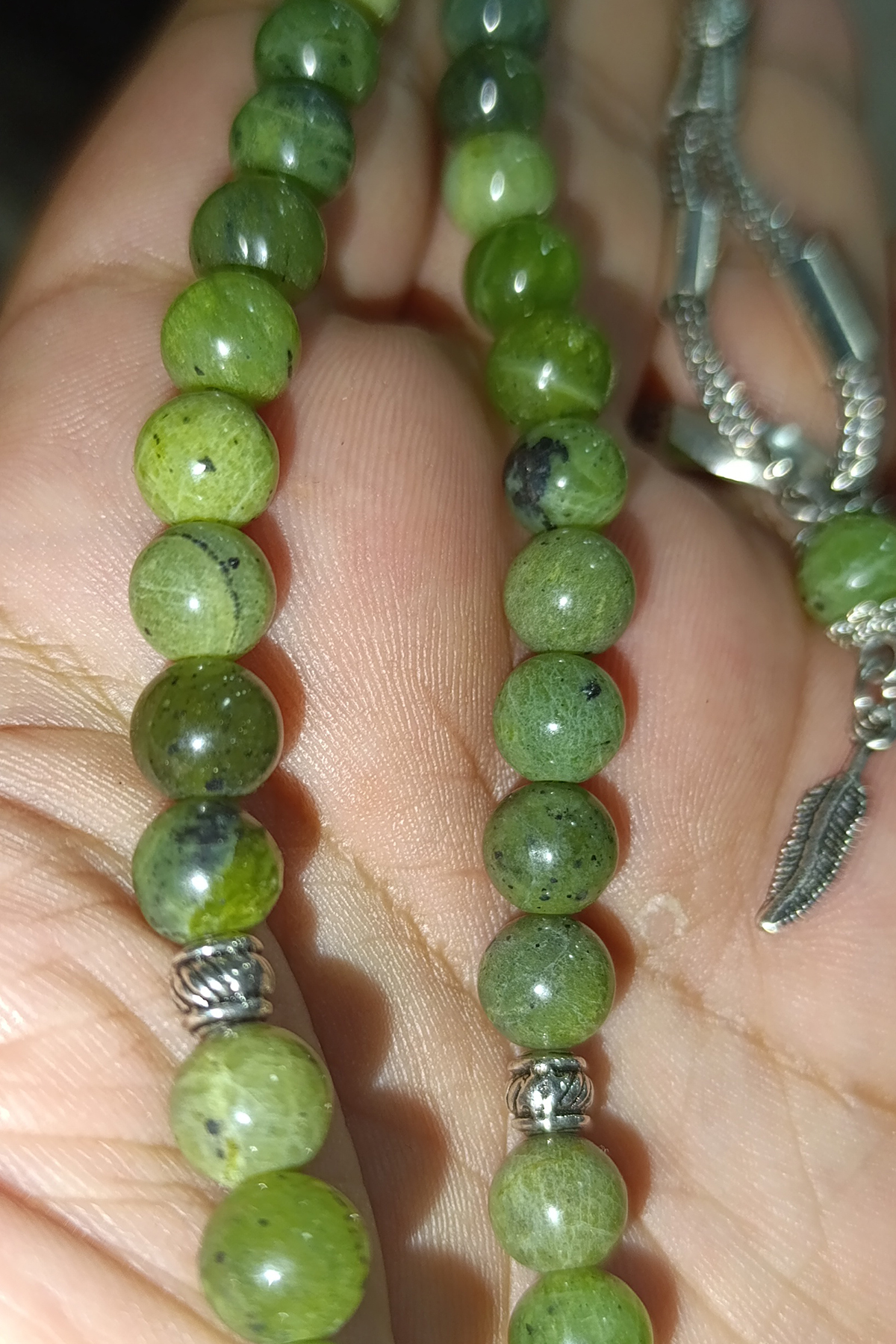 Yeşim Taşı Canada 8 mm Natural Doğaltaş Tesbih - Görsel 2