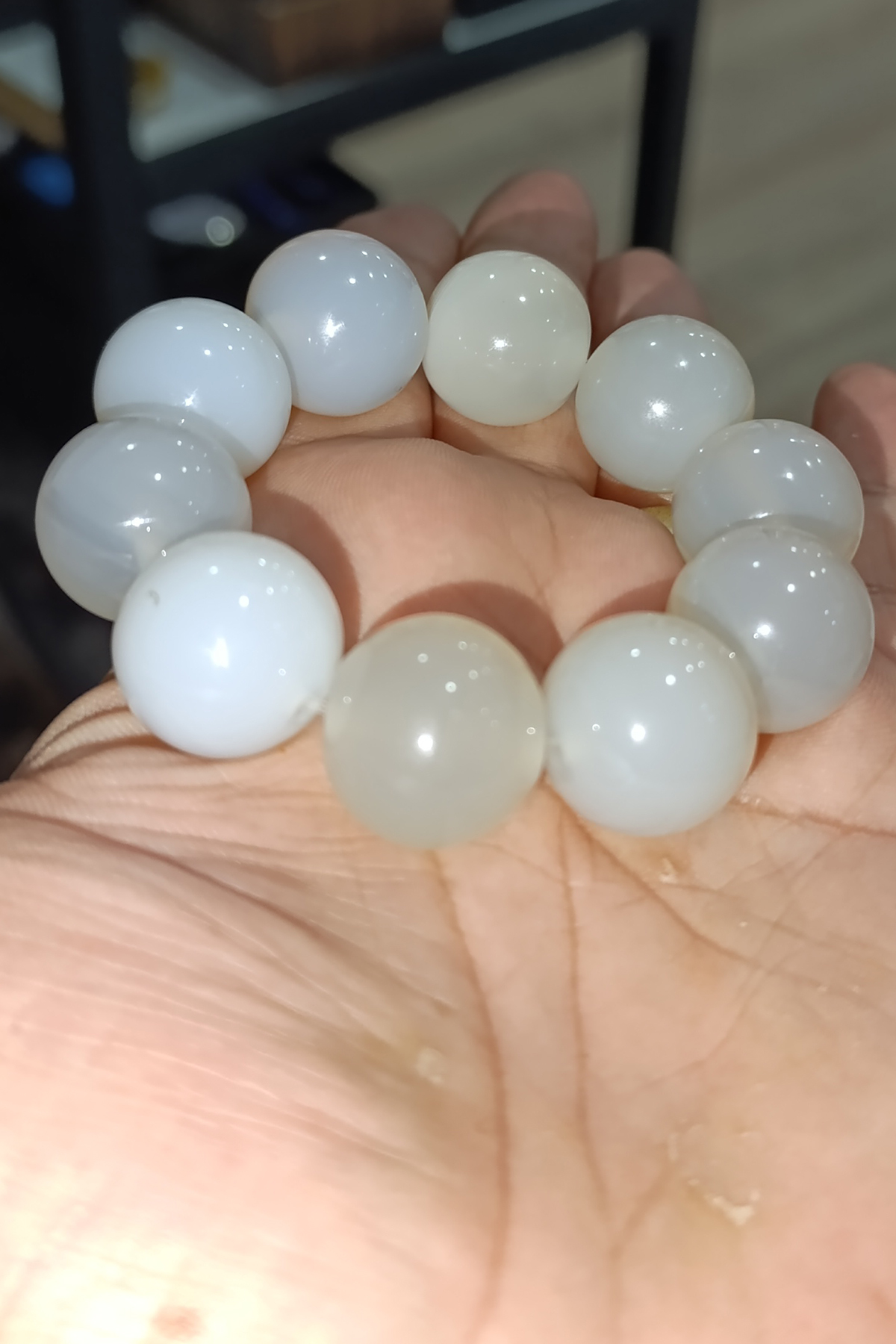 Akik Taşı 20 mm Natural Doğaltaş Bileklik - Görsel 2