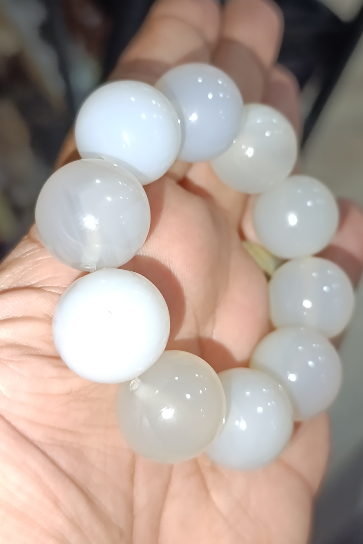 Akik Taşı 20 mm Natural Doğaltaş Bileklik