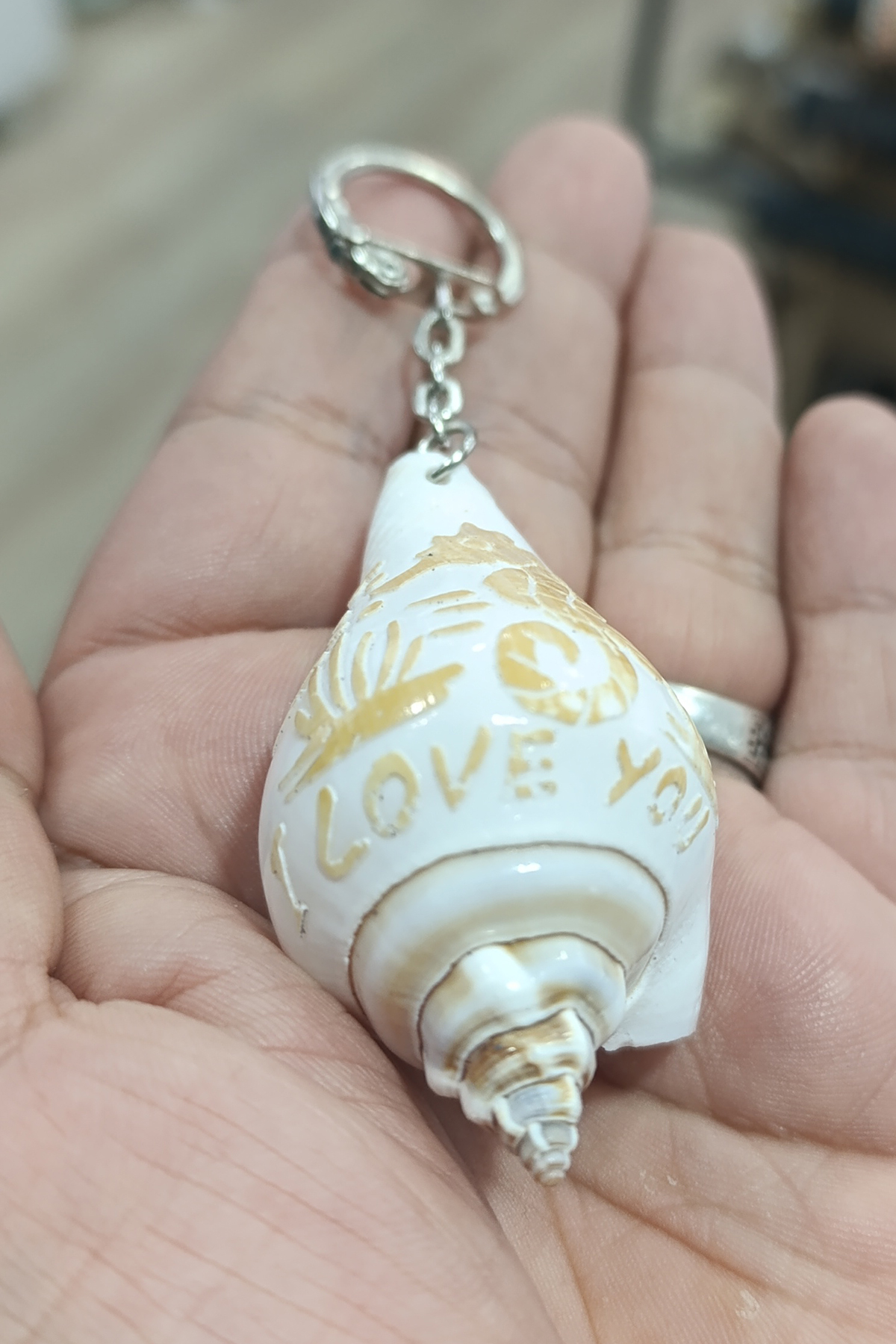 Deniz Kabuğu Orjinal Anahtarlık