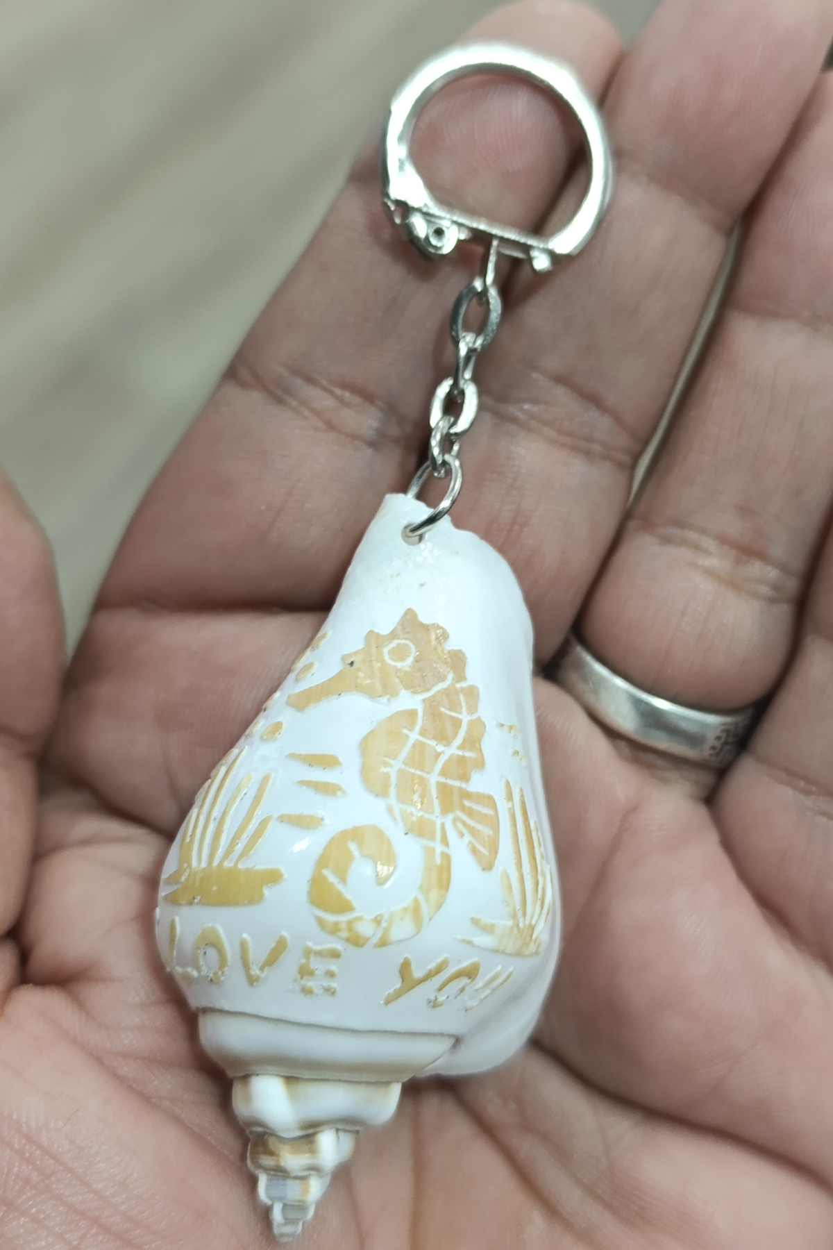 Deniz Kabuğu Orjinal Anahtarlık - Görsel 3