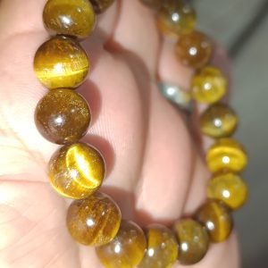 Kaplangözü Taşı 10 mm Natural Doğaltaş Bileklik
