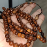 Kuka Ağacı 8 mm  99 lu Natural Doğal  Dua Tesbihi