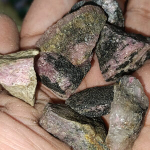 Rodonite Taşı İşlenmemiş Doğaltaş Kütle 1 adet
