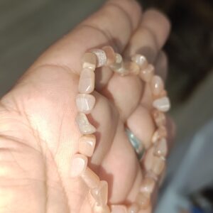 Güneş Taşı Tımbıl Kesim Natural Doğaltaş Bileklik