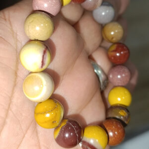 Mokait Jasper 12 mm Doğaltaş Bileklik