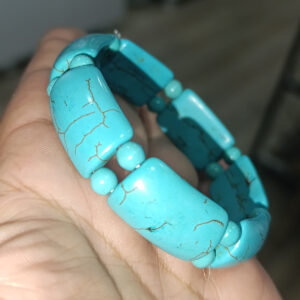 Turkuaz Taşı Rolex Natural Doğaltaş Bileklik