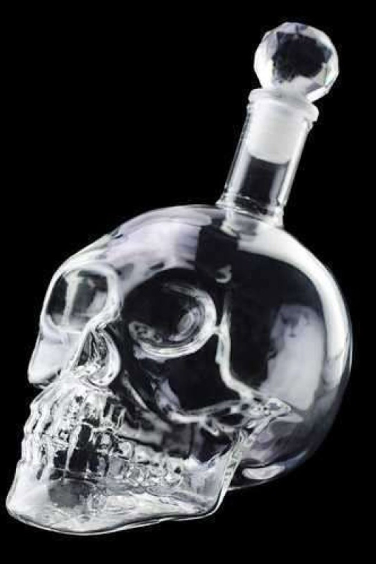 Crystal Head Kuru Kafa Cam Şişe - Görsel 4