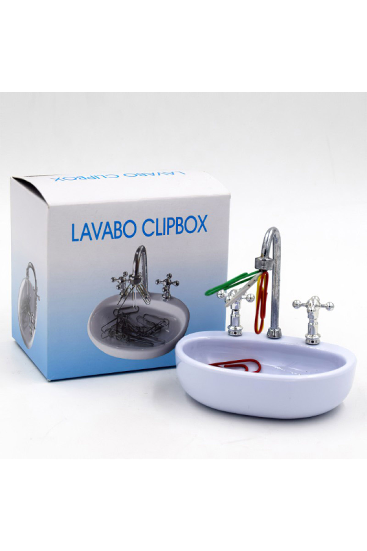 Lavabo Şeklinde Ataç Kutusu - Görsel 3