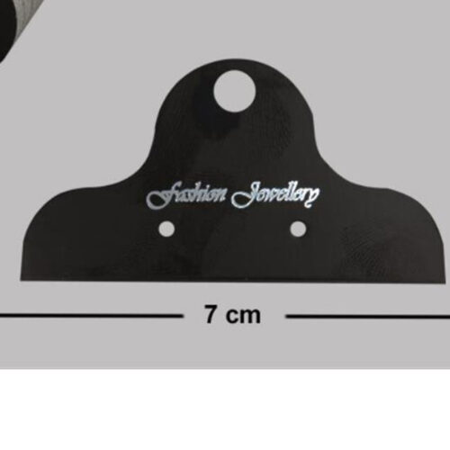 Takı Kartı , Bileklik Kartı , Kolye Kartı Siyah Renk 7 cm ( 20 Adet )