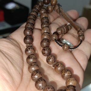 Venge Ağacı 10 mm Natural Ağaç Tesbih